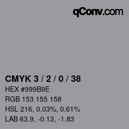 Color code: CMYK 3 / 2 / 0 / 38 | qconv.com