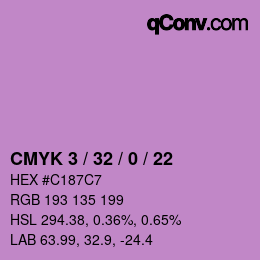 颜色代码: CMYK 3 / 32 / 0 / 22 | qconv.com