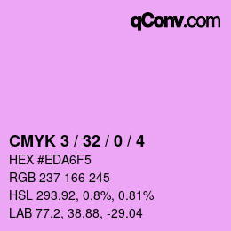 カラーコード: CMYK 3 / 32 / 0 / 4 | qconv.com