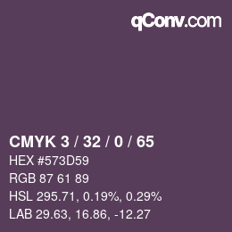 Color code: CMYK 3 / 32 / 0 / 65 | qconv.com