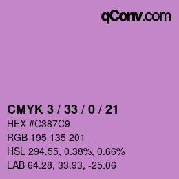 Color code: CMYK 3 / 33 / 0 / 21 | qconv.com