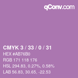 Color code: CMYK 3 / 33 / 0 / 31 | qconv.com