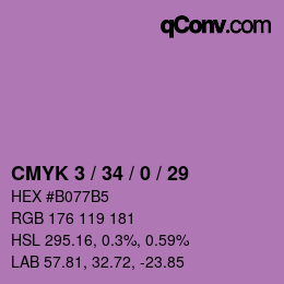 Color code: CMYK 3 / 34 / 0 / 29 | qconv.com