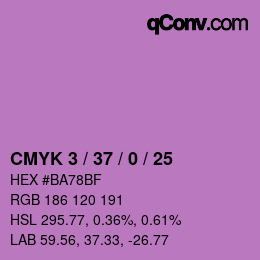 Color code: CMYK 3 / 37 / 0 / 25 | qconv.com
