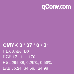 Color code: CMYK 3 / 37 / 0 / 31 | qconv.com