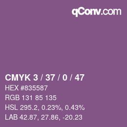Color code: CMYK 3 / 37 / 0 / 47 | qconv.com