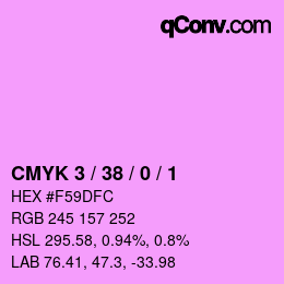 カラーコード: CMYK 3 / 38 / 0 / 1 | qconv.com