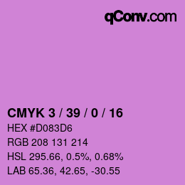 カラーコード: CMYK 3 / 39 / 0 / 16 | qconv.com