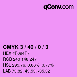 Farbcode: CMYK 3 / 40 / 0 / 3 | qconv.com