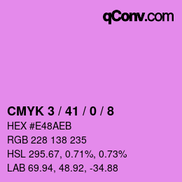カラーコード: CMYK 3 / 41 / 0 / 8 | qconv.com