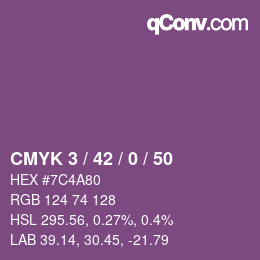 Código de color: CMYK 3 / 42 / 0 / 50 | qconv.com