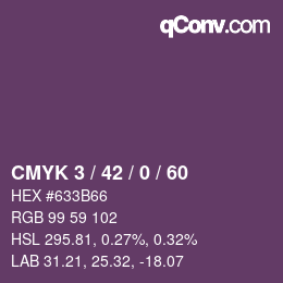 Color code: CMYK 3 / 42 / 0 / 60 | qconv.com