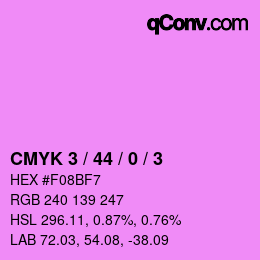 Color code: CMYK 3 / 44 / 0 / 3 | qconv.com