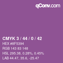 カラーコード: CMYK 3 / 44 / 0 / 42 | qconv.com