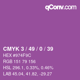 Color code: CMYK 3 / 49 / 0 / 39 | qconv.com