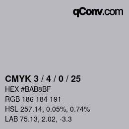 Color code: CMYK 3 / 4 / 0 / 25 | qconv.com