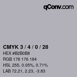 Color code: CMYK 3 / 4 / 0 / 28 | qconv.com