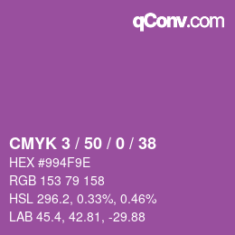 Color code: CMYK 3 / 50 / 0 / 38 | qconv.com