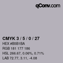 Color code: CMYK 3 / 5 / 0 / 27 | qconv.com