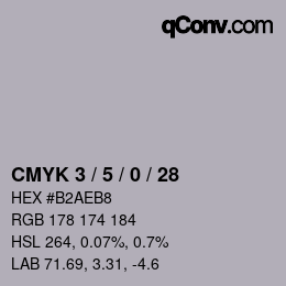 Color code: CMYK 3 / 5 / 0 / 28 | qconv.com