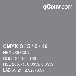 Color code: CMYK 3 / 5 / 0 / 46 | qconv.com