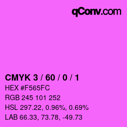 カラーコード: CMYK 3 / 60 / 0 / 1 | qconv.com
