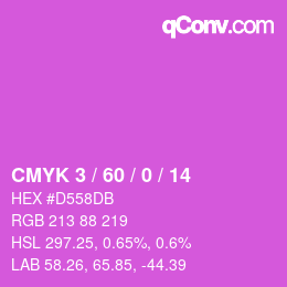 颜色代码: CMYK 3 / 60 / 0 / 14 | qconv.com