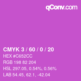 カラーコード: CMYK 3 / 60 / 0 / 20 | qconv.com