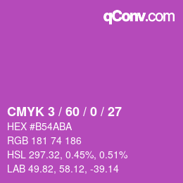 颜色代码: CMYK 3 / 60 / 0 / 27 | qconv.com