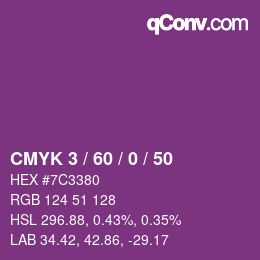 カラーコード: CMYK 3 / 60 / 0 / 50 | qconv.com