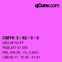 Color code: CMYK 3 / 62 / 0 / 0 | qconv.com