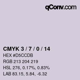 Color code: CMYK 3 / 7 / 0 / 14 | qconv.com