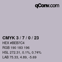 Color code: CMYK 3 / 7 / 0 / 23 | qconv.com