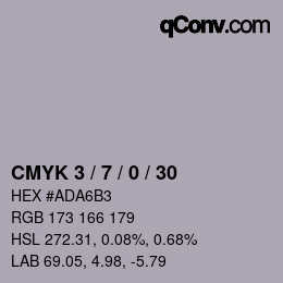 Color code: CMYK 3 / 7 / 0 / 30 | qconv.com
