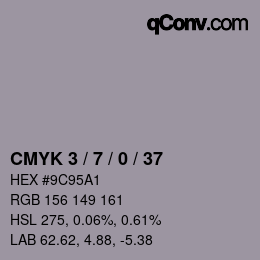 Color code: CMYK 3 / 7 / 0 / 37 | qconv.com