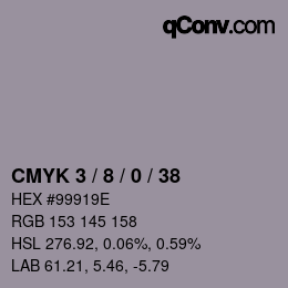 Color code: CMYK 3 / 8 / 0 / 38 | qconv.com