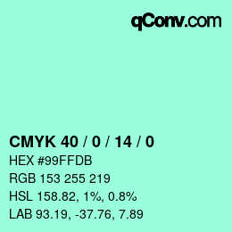 Color code: CMYK 40 / 0 / 14 / 0 | qconv.com