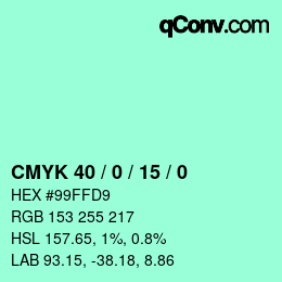 Color code: CMYK 40 / 0 / 15 / 0 | qconv.com