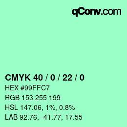 Color code: CMYK 40 / 0 / 22 / 0 | qconv.com