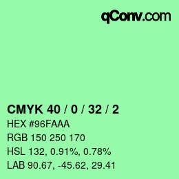 Color code: CMYK 40 / 0 / 32 / 2 | qconv.com
