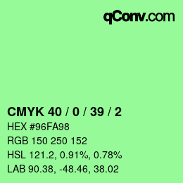 Color code: CMYK 40 / 0 / 39 / 2 | qconv.com