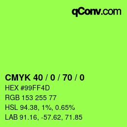 Color code: CMYK 40 / 0 / 70 / 0 | qconv.com