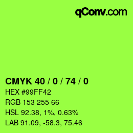 Color code: CMYK 40 / 0 / 74 / 0 | qconv.com