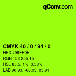 Color code: CMYK 40 / 0 / 94 / 0 | qconv.com