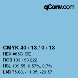 Color code: CMYK 40 / 13 / 0 / 13 | qconv.com