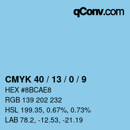 Color code: CMYK 40 / 13 / 0 / 9 | qconv.com