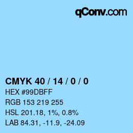 Color code: CMYK 40 / 14 / 0 / 0 | qconv.com