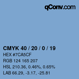 Color code: CMYK 40 / 20 / 0 / 19 | qconv.com