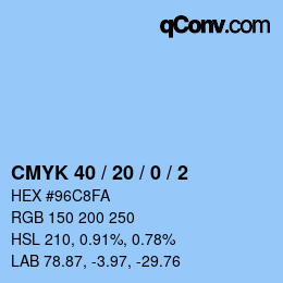 Color code: CMYK 40 / 20 / 0 / 2 | qconv.com