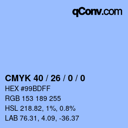 Color code: CMYK 40 / 26 / 0 / 0 | qconv.com